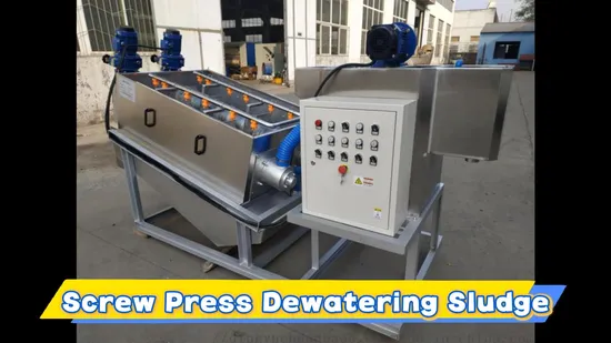 Compact Spiral Sludge Dewatering Machine for Food Processing Wastewater